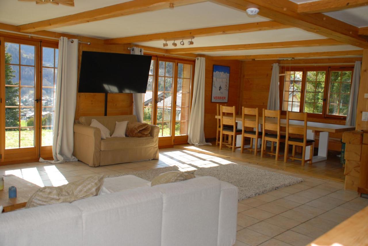 Chalet Edelweiss - Verbier, Mountain Views, Jacuzzi! Volleges Kültér fotó